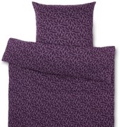 Posteľná bielizeň zo zimného džerseja, fialová, štandardná veľkosť