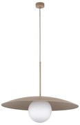 Luster na lanku SLATE 1xE27/15W/230V pr. 65 cm béžová