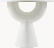 Okrúhly keramický pomocný stolík Anish