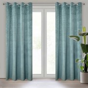 ZATEMŇOVACÍ ZÁVES NA KRÚŽKOCH ALUVIA 140X250 CM MENTOLOVÁ