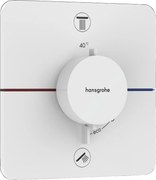 Hansgrohe ShowerSelect Comfort Q, termostat pod omietku pre 2 spotrebiče, biela matná, HAN-15583700
