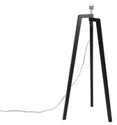 Stojaca lampa čierna bez tienidla - Puros