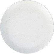 Kameninový dezertný tanier Stone, 21,5 cm, biela
