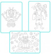 RvP - Kreatívna sada maľovanie pieskom - základná sada Pro chlapcov 3