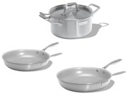 Elmich Sada nerezového riadu s keramickým povrchom Tria Ceramic 3 ks