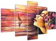 Obraz - Spomienky na leto (150x105 cm)