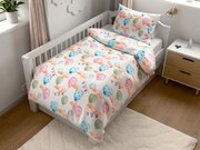 Krepové obliečky do postieľky Renforcé BALUNEA biele Rozmer obliečky: 45 x 65 cm | 90 x 140 cm