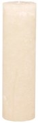 Krémová rustikálna valcová sviečka Macon Variant: Ø: 10cm, V: 35cm, 210hod