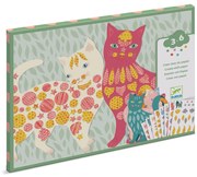 Kreatívna hra so samolepkami - roztomilé mačičky