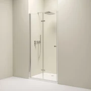 Erga Berlin, skladacie sprchové dvere do otvoru 85x195 cm, 6mm číre sklo, chrómový profil, ERG-V02-BERLIN-D085-CR