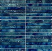 Sklenená mozaika Premium Mosaic deep blue 30x30 cm lesk MOSPTK3