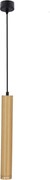 Závesná lampa nad stôl, ostrovček tuba japandi drevená Tubo 31-78599