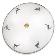 Kolarz 731.U13.4.133- Stropné svietidlo NONNA 3xE27/60W/230V pr. 42 cm šedá/mosadz