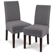 4Home Multielastický poťah na stoličku Comfort sivá, 40 - 50 cm, sada 2 ks
