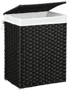 Kôš na prádlo z umelého ratanu, 60x46x33cm