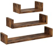 Nástenné police VASAGLE LWS36BX