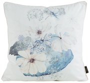 DEKORAČNÁ OBLIEČKA NA VANKÚŠ VELVET 125 45X45 CM KVETY