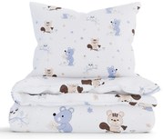 Bavlnené obliečky Renforcé do postieľky – Lesní priatelia