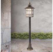 Orion AL 11-1117/1 - Vonkajšia lampa KIKO 1xE27/11W/230V IP44 bronz/patina