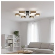 Prisadený luster MAGA 6xE14/10W/230V béžový