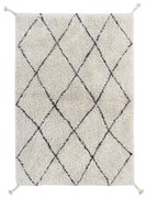Krémový prateľný ručne tkaný bavlnený koberec 70x100 cm Mini Bereber – Lorena Canals