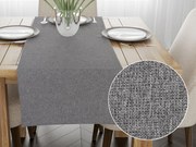 Biante Dekoračný behúň na stôl BKT-551 Sivý režný 20x120 cm