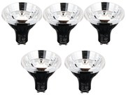 Sada 5 ks Inteligentná stmievateľná LED žiarovka GU10 AR70 6W 500lm 2200-6500K