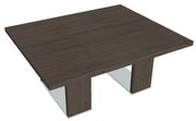 Konferenčný stolík Verno+ 120 x 100 cm, dub antracit
