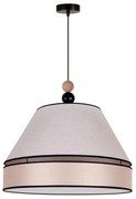 Duolla - Luster na lanku AVIGNON 1xE27/15W/230V pr. 60 cm béžová