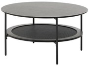 Dizajnový konferenčný stolík Lakshmana 80 cm čierny