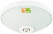 BERGE LED stropné svietidlo 2x E27 s pohybovým senzorom AURORA