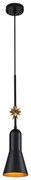 Elstead ETOILE-P-S-MB - Luster na lanku ETOILE 1xE27/60W/230V pr. 13,3 cm čierna