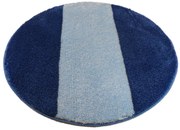 ROUTNER Kúpeľňová predložka ATHENA Modrá 10304 - Modrá / Kruh Ø 90 cm 10304