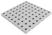 Podložka pod stoličku AvaTile 153 x 103 x 1,6 cm, sivá