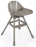 Dolu Detská jedálenská stolička s pultom, sivá, 90x 70 x 60 cm
