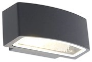 Moderná vonkajšia nástenná lampa grafit 14,3 cm IP44 - Latina