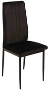 Stolička Boris čierna