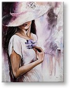 Maľovaný obraz na stenu ŽENA 1 dielny YOBFB571E1 | rôzne rozmery