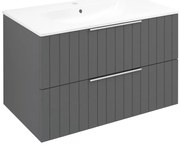 Sapho Sapho, CIRASA umývadlová skrinka 79,8x52x46cm, carina strip, CR801-4141S