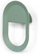 Sivozelený nástenný oceľový háčik Coucou – Spinder Design
