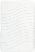 Kúpeľňový koberček Sara biely, vlny