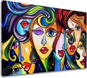 Autorská reprodukcia na plátne ŽENY XOBAM010E1