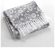 Sivá deka 125x150 cm Flavie – douceur d'intérieur