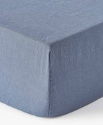 Elastická plachta na kontinentálnu posteľ z vypraného ľanu Airy