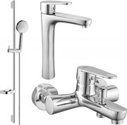 Mexen Kama DS75 vaňový set, chróm - 72513DS75-00