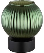 Globo 15638TG - Stolná lampa ZUMBA 1xE27/25W/230V pr. 15 cm zelená
