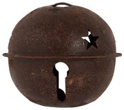 Christmas Ornament Bell ? 9x9 Cm Brown Metal - ? 9*9 cm