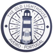 Vešiak jednoduchý Aveiro 6,5x6,5 cm bielo-modrý