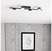 Stropné svietidlo BET 4xGX53/12W/230V čierna