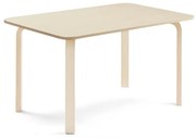 Stôl ELTON, 1200x800x640 mm, laminát - breza, breza